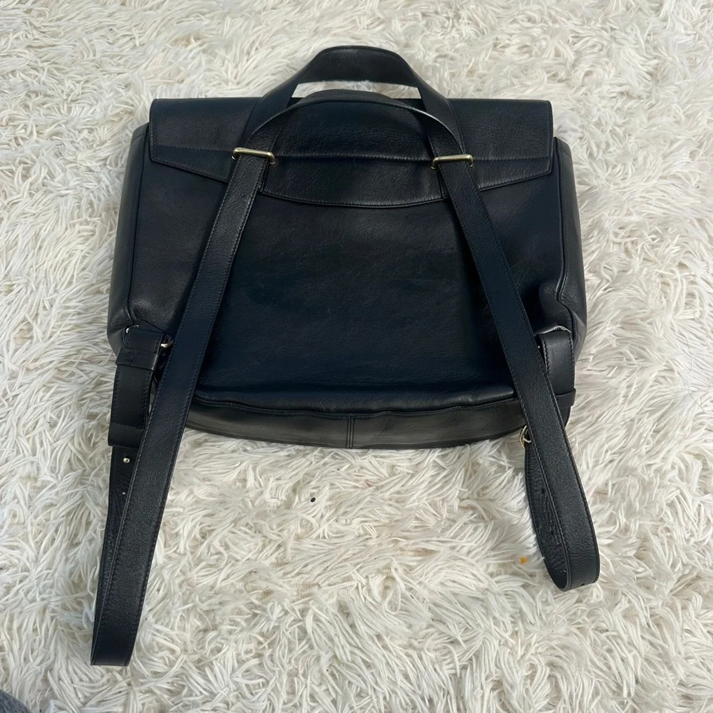 Cuyana Convertible Satchel-15 inch Backpack/Satchel bag in black